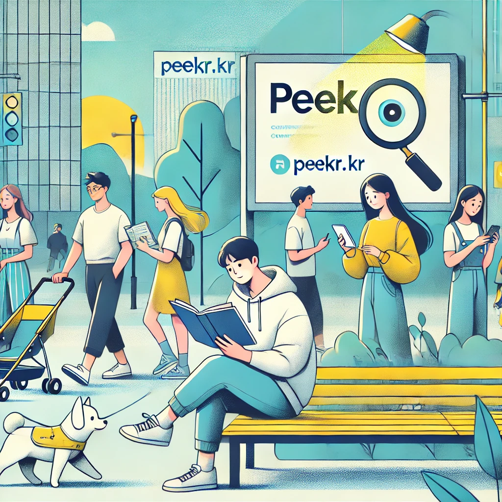 Welcome to Peekr.kr!