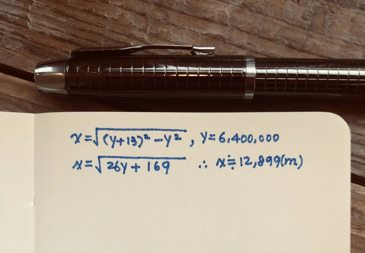 Horizons and Pythagoras